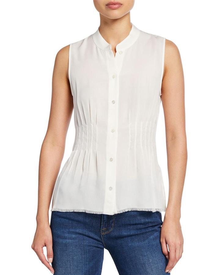 Raw Smocked Sleeveless