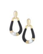 Dangling Colorblock Clip-on Earrings