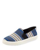 Blair Striped Fabric Slip-on