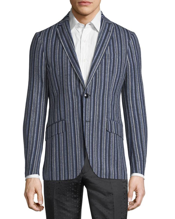 Striped Wool-blend