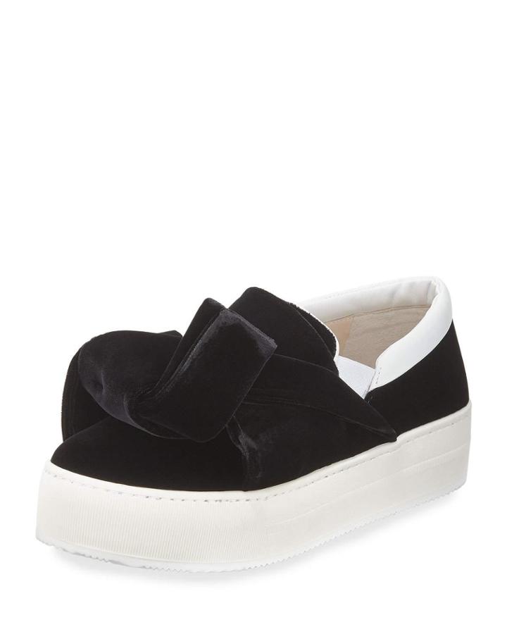 Knot Velvet Platform