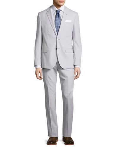 Hedson Pinstriped Slim-fit Two-piece Suit,