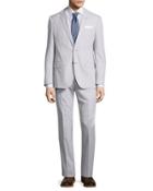 Hedson Pinstriped Slim-fit Two-piece Suit,