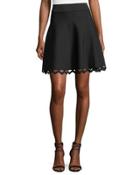 Cutout-hem Flared