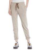 Felpa Jogger Cashmere-blend Pant W/ Roll Cuff