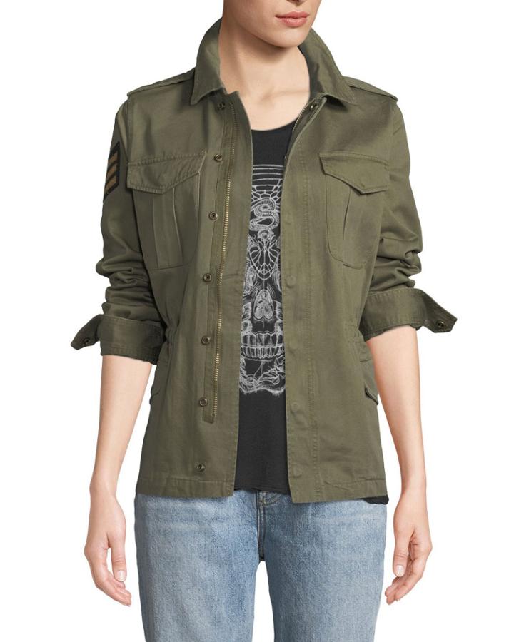 Kayak Military Patchwork Jacket