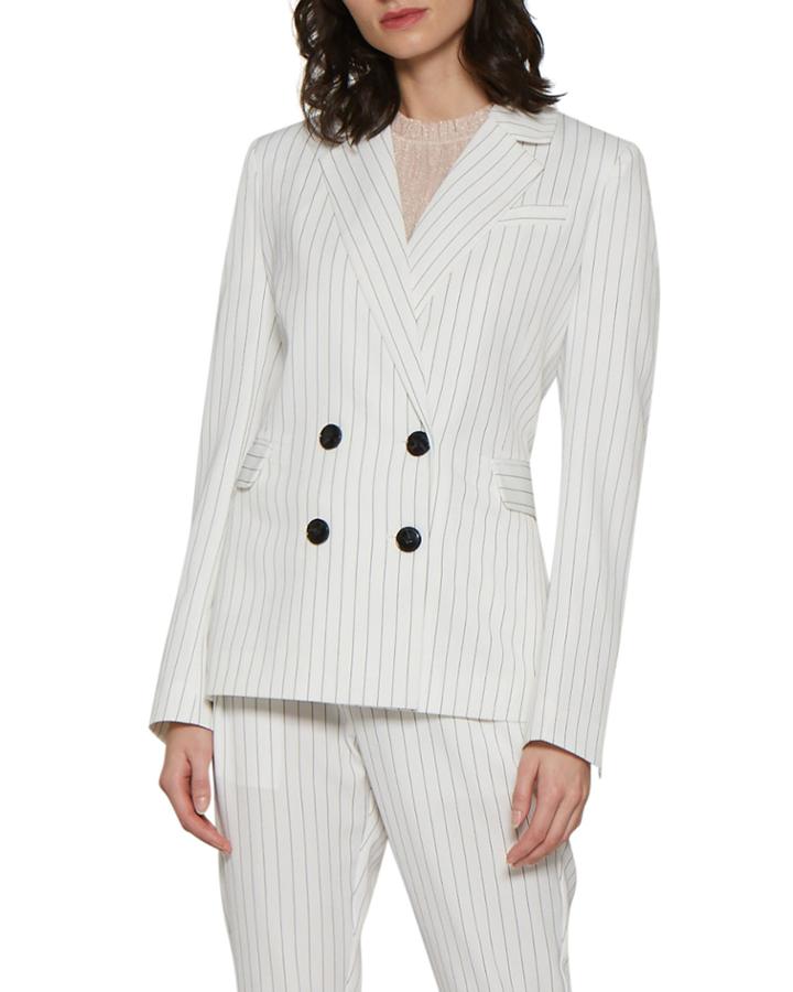Earnes Pinstripe Double-breasted Jacket