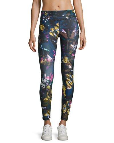 Floral-print Performance Leggings,