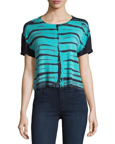 Cropped Tie-dye Tee