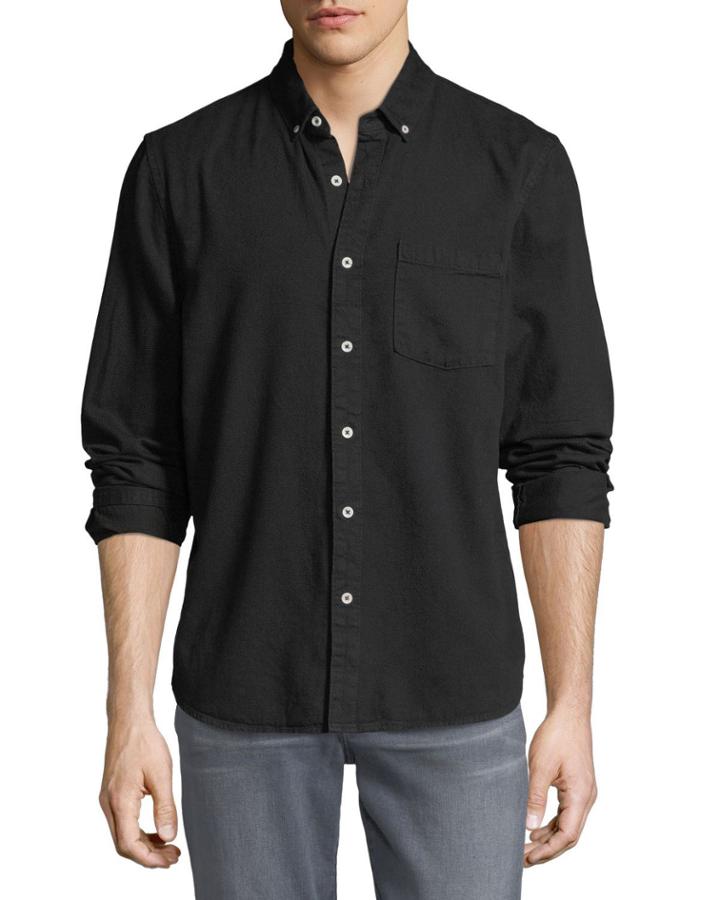 Men's Sandoval Woven Denim Long-sleeve
