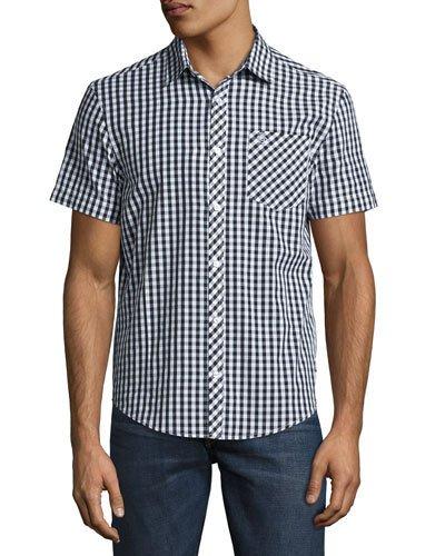 Gingham Short-sleeve Sport