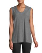 Slub-knit Reverse-bound Tank