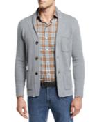 Men's Wool Shawl-collar Cardigan