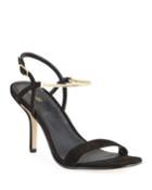 Frankie Suede Sandal With Chain