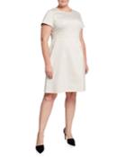 Plus Size Joy Short-sleeve Peplum Dress