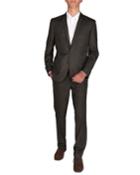 Men's Brunswick Slim-fit Brown Two-piece