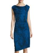 Genevieve Cowl Sheath Dress, Kismet