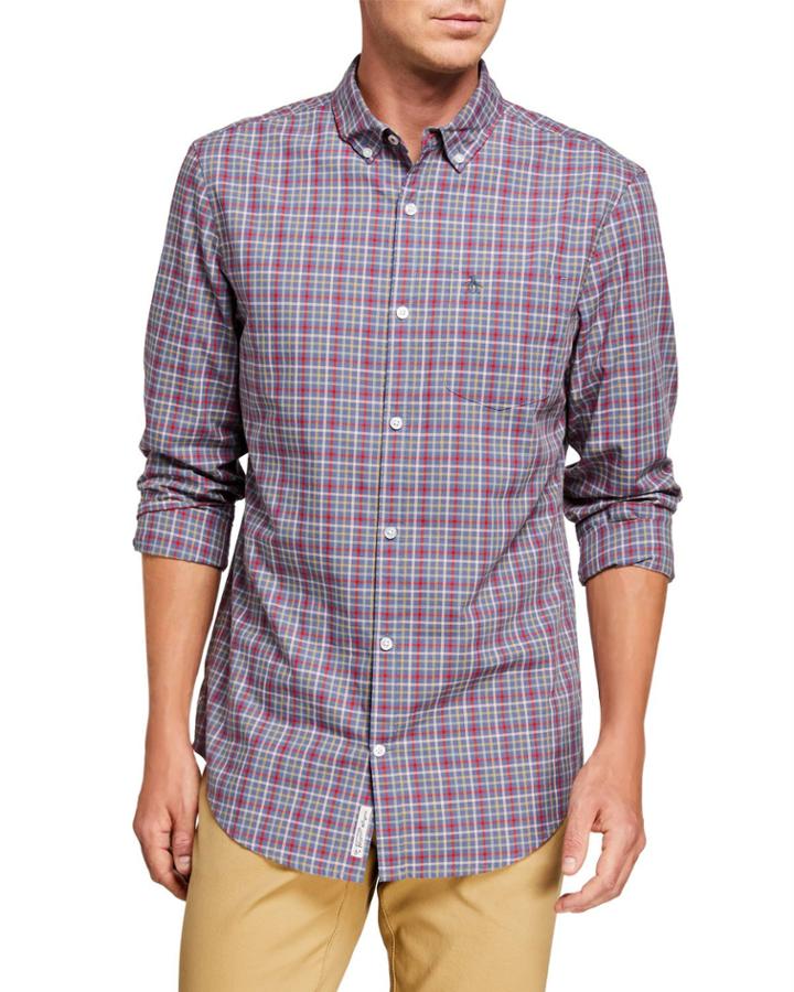 Men's Heathered Plaid