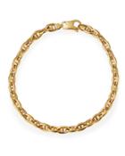 Estate 18k Yellow Gold Chain Bracelet,
