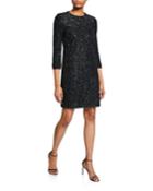 Confetti Sequin 3/4-sleeve