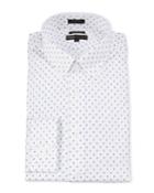 Men's Trim-fit Cotton Circle-print Dress
