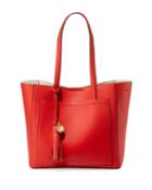 Natalie Small Leather Tote Bag
