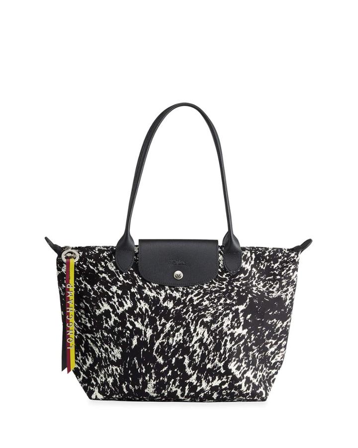 Le Pliage N&eacute;o Large Abstract-printed Tote Bag