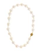 14k Graduated Baroque Freshwater Pearl Necklace