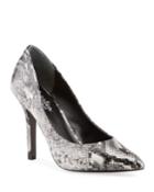 Maxx Snake-embossed Evening Pumps