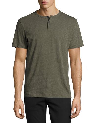 Gaskell Nebulous Short-sleeve Henley T-shirt