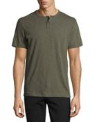 Gaskell Nebulous Short-sleeve Henley T-shirt