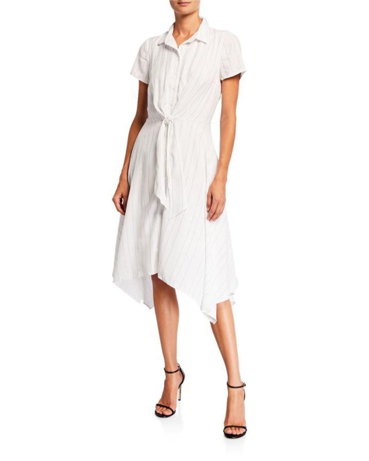 Summer Romance Striped Asymmetric