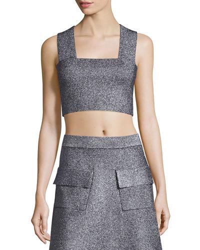 Ali Metallic Crop Top