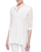 Sabella Long-sleeve Blouse W/mesh Detail
