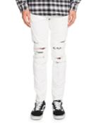 Distressed Biker Jeans