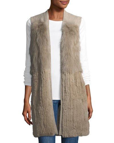 Cashmere Fox Fur Vest