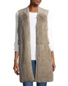 Cashmere Fox Fur Vest