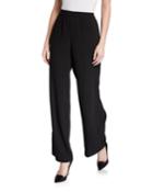 Matte/shine Crepe Pants