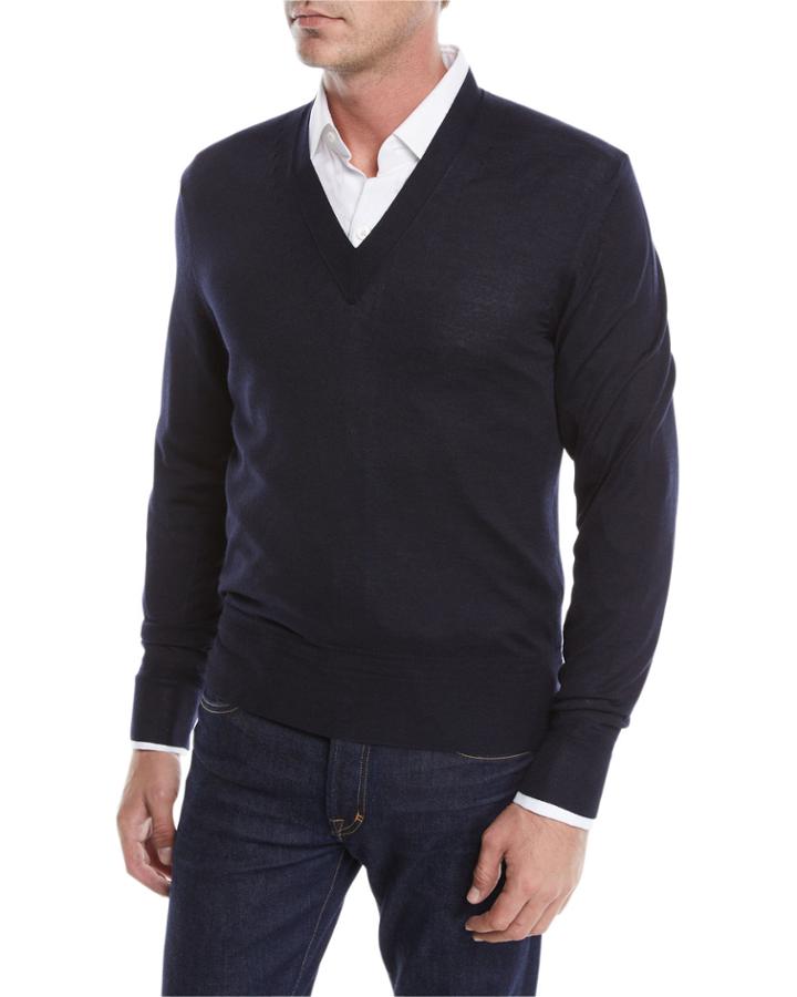 Cashmere Classic V-neck