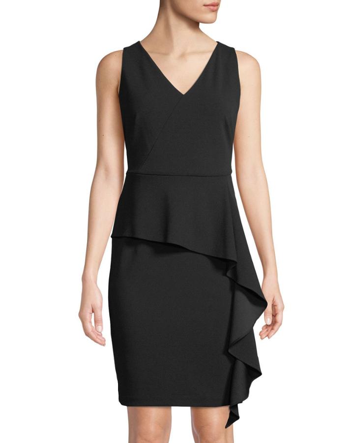 V-neck Peplum