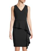 V-neck Peplum