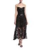 Tori Lace Sequin Embroidered Dress