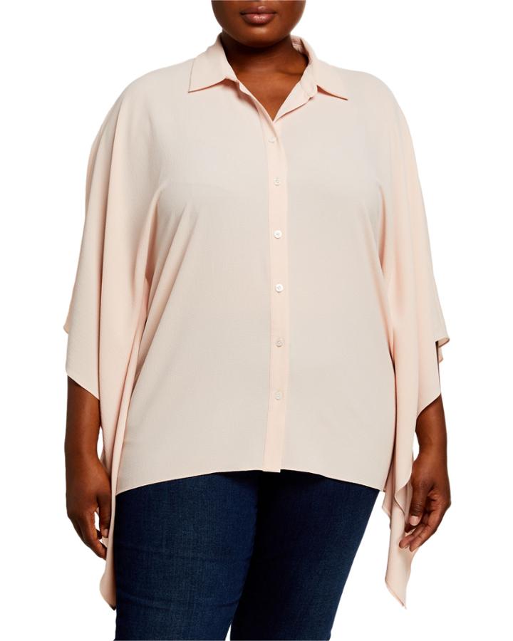 Plus Size Button Down Top