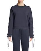 Darcy Activewear Sweatshirt Top With Lace-up