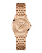 27mm Rose Golden Diamond Bracelet Watch