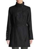 Double-breasted Fit & Flare Peacoat