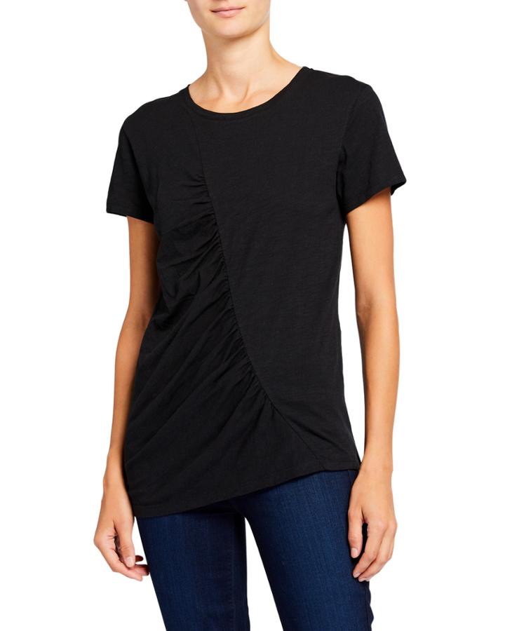 Asymmetric Ruched Top