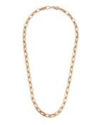 18k Rose Gold Oval-link Necklace