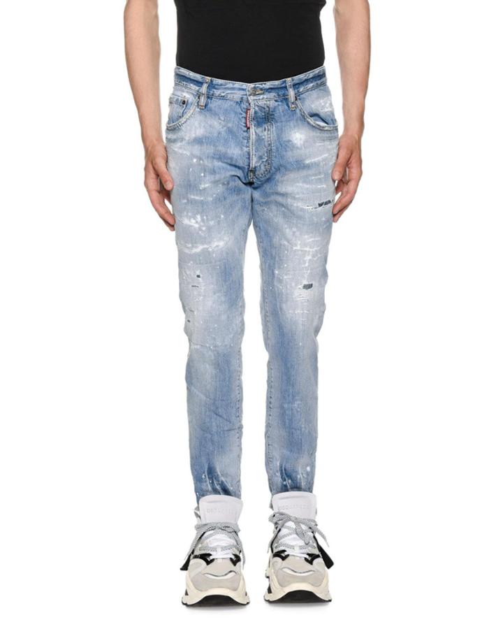 Men's Light Piranha Wash Cig Denim Jeans