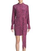 Tie-neck Long-sleeve